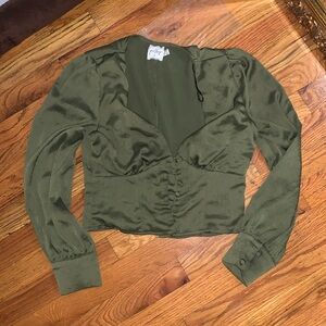 Princess Polly Green blouse